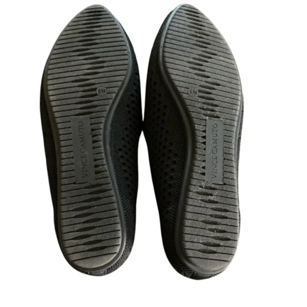 Vince Camuto Fabeau Slip-on Washable Knit Flats in Black 8